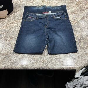 Baby Phat Dark Blue Women's Straight Leg Jeans